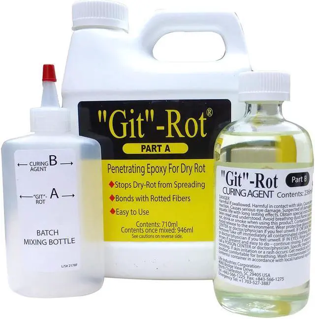 Alt view image 2 of 6 - BoatLIFE Git Rot Kit - Quart