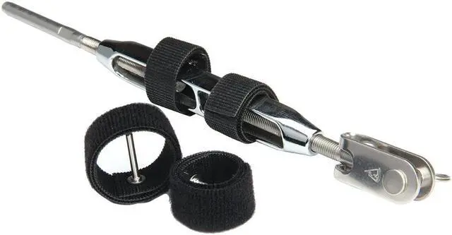 Alt view image 3 of 8 - C. Sherman Johnson Wrap Pins Velcro Pin Locking Devices f/Open Body Turnbuckles 5/16" & 3/8" - 2-Pack