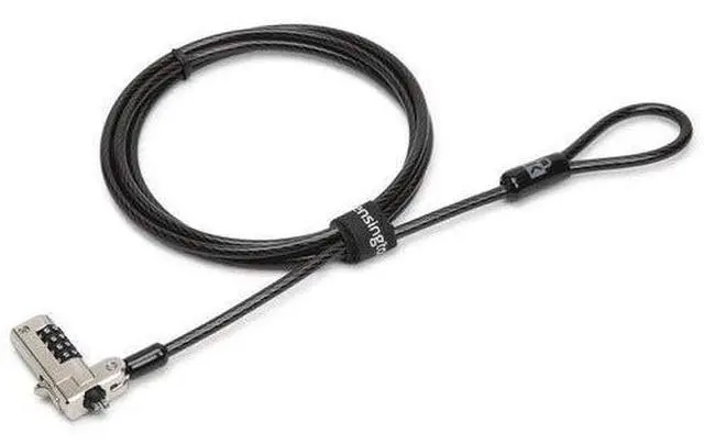 Alt view image 5 of 14 - Kensington Serialized Combination Cable Lock for Dell Devices with Wedge Slots K68010WW