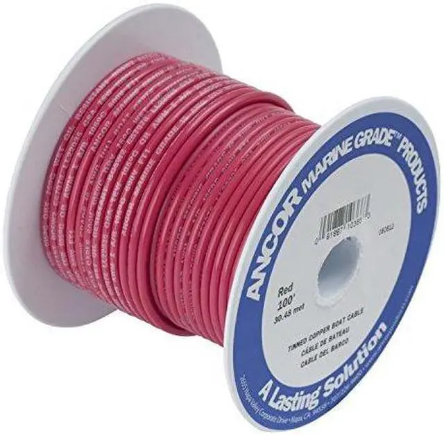 Main image of ANCOR WIRE, 500' #14 TINNED COPPER, RED