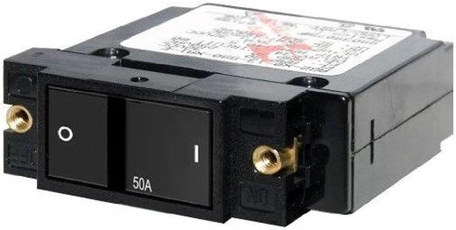 Alt view image 3 of 4 - BLUE SEA SYSTEMS BS-7408 Breaker, A, 1 Pole Flat Rocker AC/DC 50A