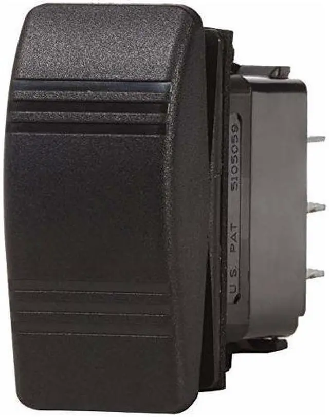 Alt view image 2 of 6 - Blue Sea 8290 Water Resistant Contura III Switch - Black [8290]