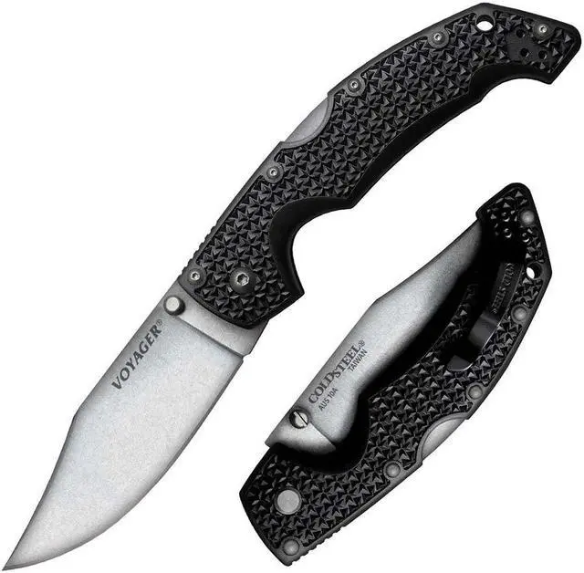 Main image of COLDSTEEL 29AC Cold Steel Voyager Large Clip Point ÂPlain Edge Folder