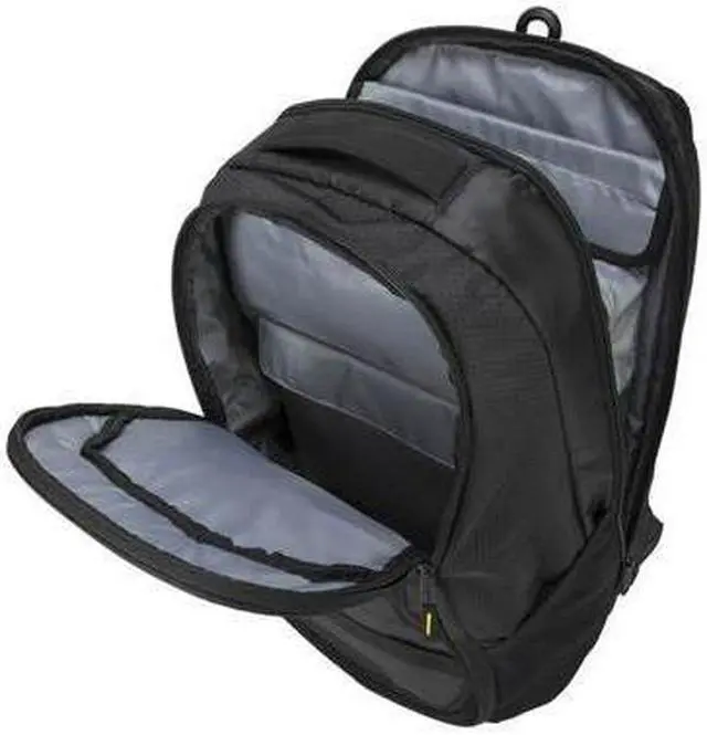 Alt view image 9 of 18 - Targus 15.6" Targus Work + Play Fitness Backpack (Black/Yellow) - TSB944US