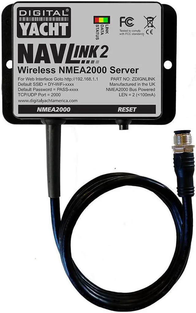 Main image of Digital Yacht NavLink 2 NMEA to WiFi Gateway