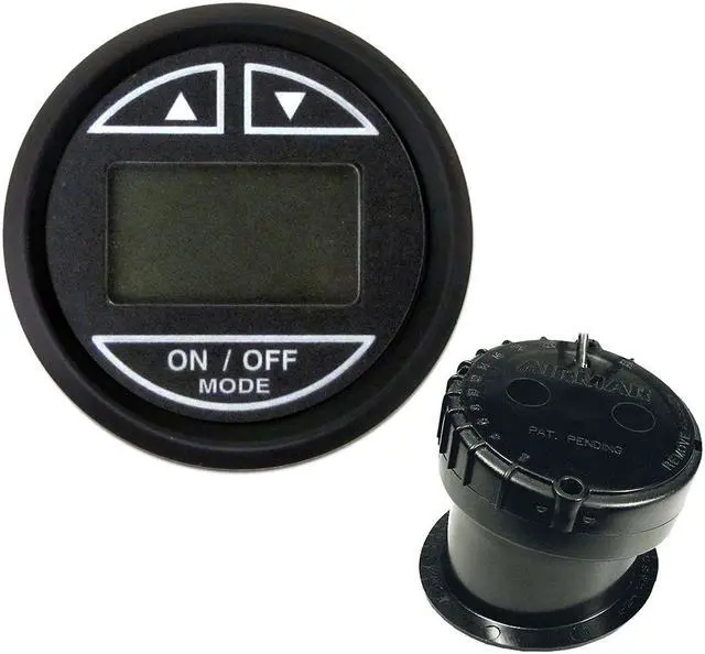 Main image of Faria Beede Instruments Euro Black Depth-in Hull Mount 12851