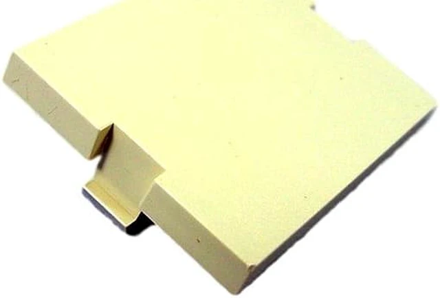 Main image of Leviton Ivory MOS Wallplate Blank Insert Module 1.5 Unit 41294-2BI