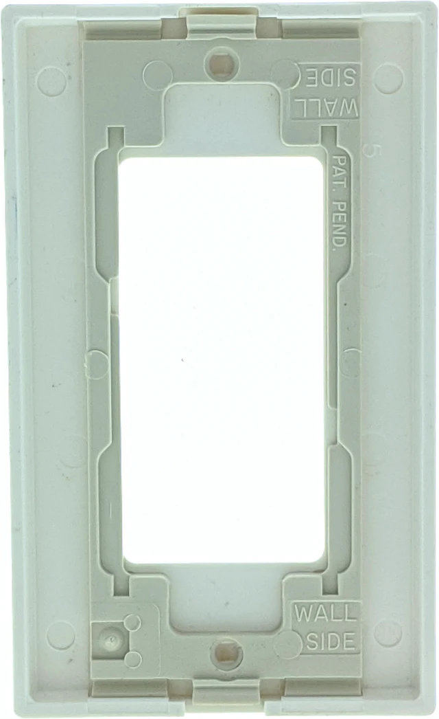 Alt view image 3 of 4 - Leviton 80301-A 1-Gang Decora Wallplate Screwless, Almond