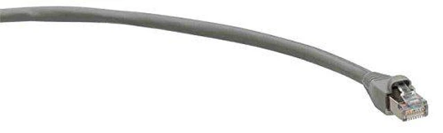 Alt view image 2 of 2 - Leviton 5S460-03S Gray 3-Foot GigaMax Cat 5e Shielded Patch Cord