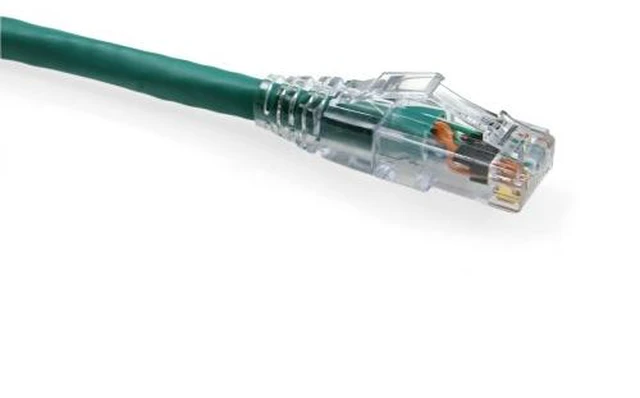Main image of Leviton 6D460-7G eXtreme 6+ SlimLine Patch Cord, CAT 6, 7-Foot Length, Green