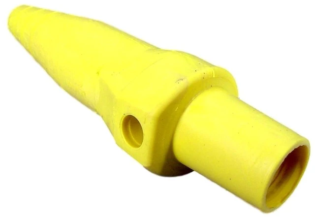 Main image of Leviton 16SDF-22Y Yellow 16 Series Female Cam-Type Detachable Plug Insulator Sleeve