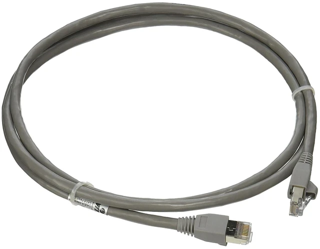 Main image of 6S460-10S Cat 6 Shielded Patch Cord 10 ft. Long - Gray