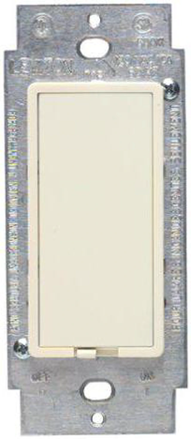 Main image of Leviton 621-6606AA Incandescent Touch Dimmer Switch Decora Almond