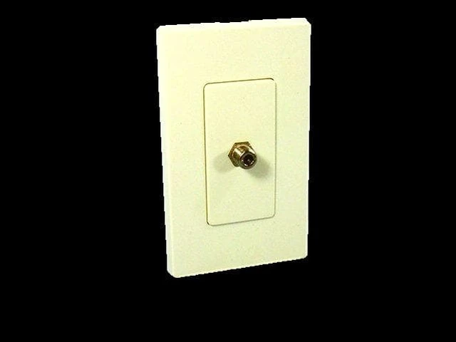 Main image of Leviton 80381-A 1-Gang Decora Wallplate Screwless, Almond