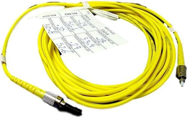 Main image of 5M Leviton Fiber Optic Singlemode Simplex Patch Cable Cord FC FC SPC SPSFC-S05