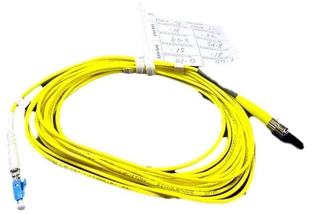 Main image of 5M Leviton Fiber Optic Singlemode Simplex Patch Cable Cord ST LC SPC SPSTL-S05