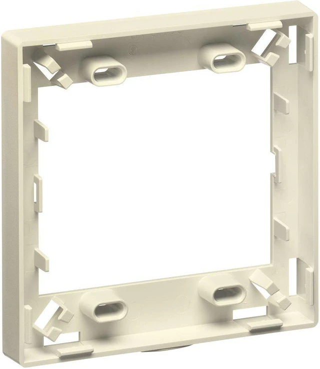 Main image of Leviton 41290-DRI Dual Gang Fiber MOS Storage Spacer Ring Ivory