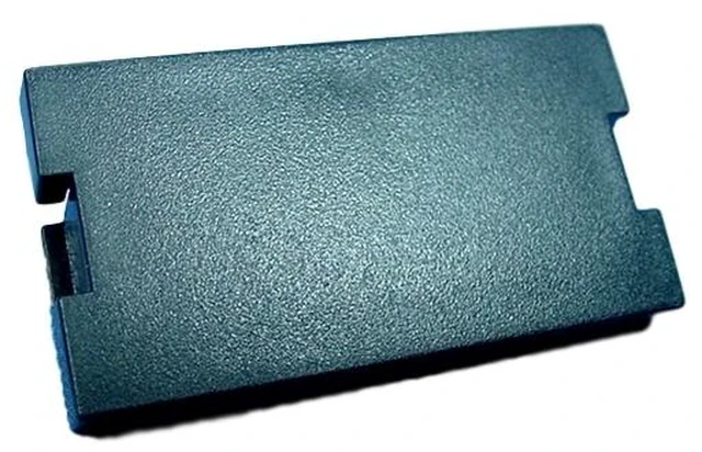 Main image of Leviton Blank Insert Module for Leviton Multimedia Outlet System (MOS) Wall Plate, 1.0 Unit High, 41291-2BE, Black