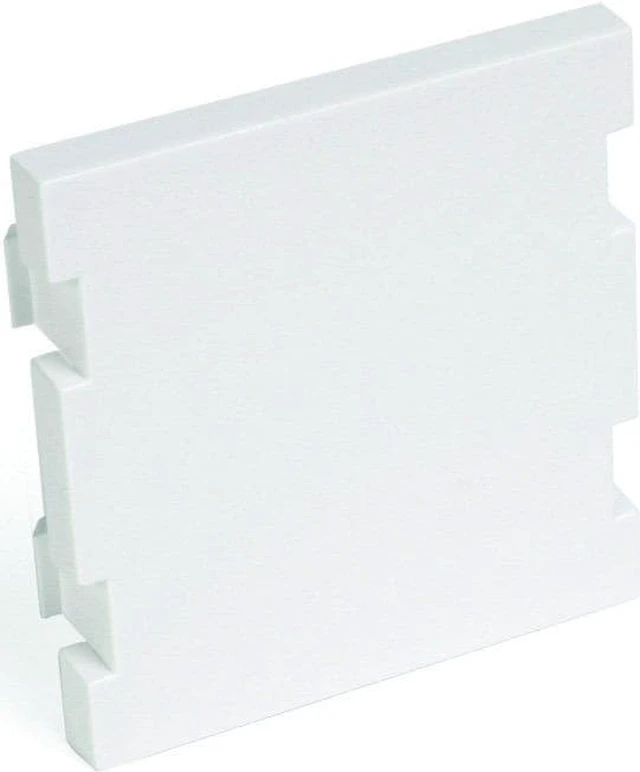 Main image of Leviton 41292-2BW Blank Insert Module for Leviton Multimedia Outlet System (MOS) Wall Plate, 2.0 Units High, White