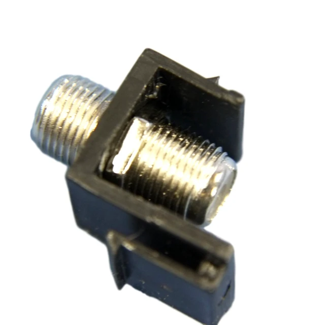 Alt view image 2 of 2 - Cooper Wiring Devices 5552-5EBK F-Series Coax Connector, Black