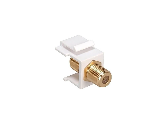 Alt view image 2 of 2 - Cooper Wiring Devices 5552-5EW F-Series Coax Connector, White