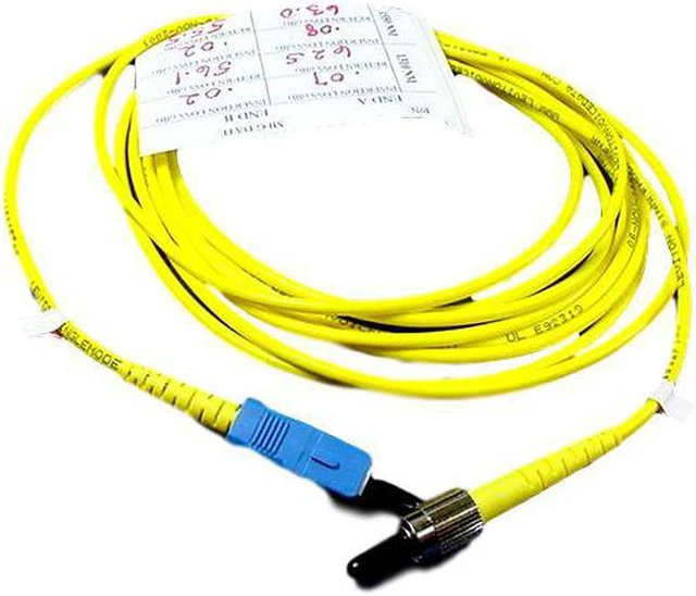 Main image of 3M Leviton Fiber Optic Singlemode Simplex Patch Cable Cord SC FC SPC SPSCF-S03
