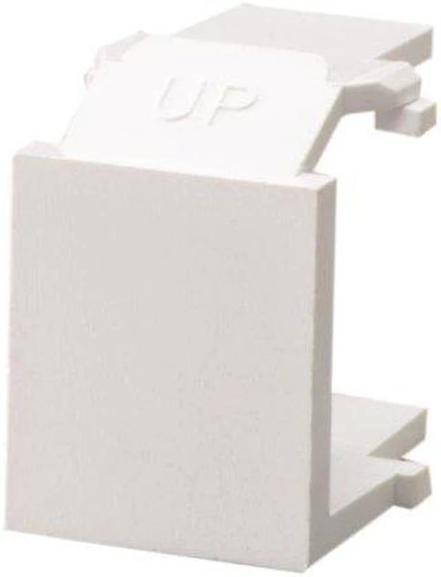 Alt view image 3 of 3 - Quickport Blank Insert, White Leviton Standard Receptacle Plates R04-41084-W