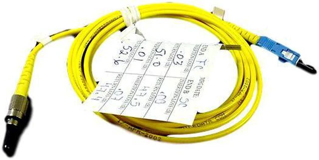 Main image of 2M Leviton Fiber Optic Singlemode SimplexPatch Cable Cord SC FC SPC SPSCF-S02