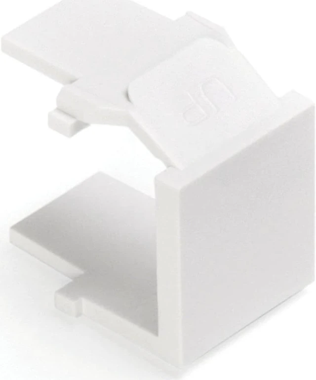 Main image of Leviton 41084-W QuickPort Blank Insert White 20-Pack