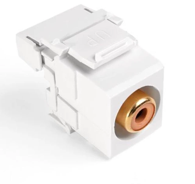 Main image of Leviton 40735-ROW QuickPort 110-Type Orange Barrel White