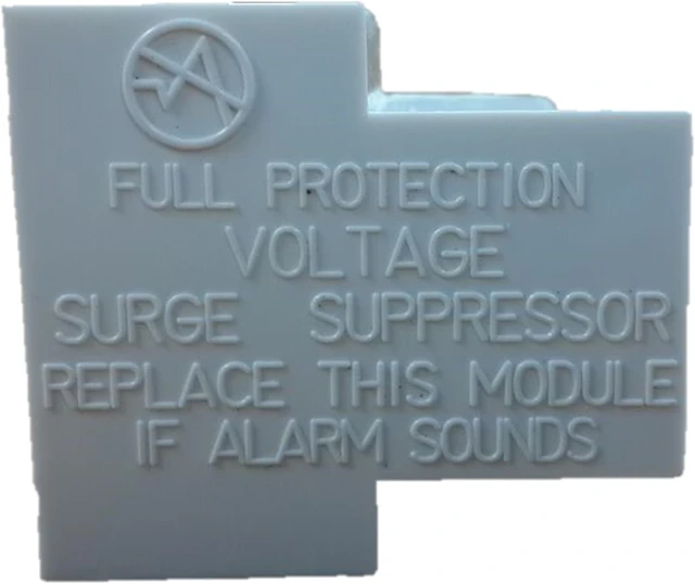 Main image of Cooper Wiring Devices Devices 1209W White Replacement TVSS Module for SurgeBloc Receptacles