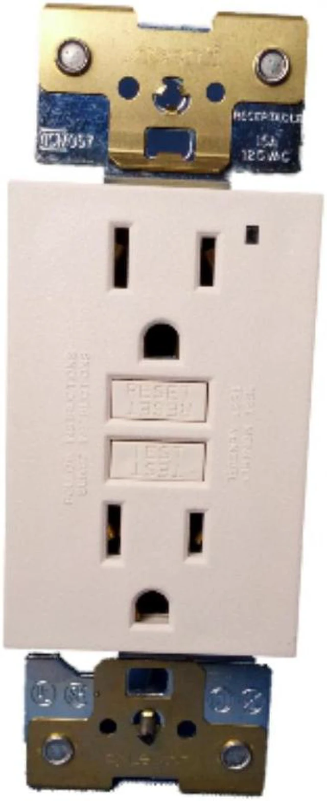 Main image of Leviton ACGF1-S Acent Duplex GFCI Receptacle, 15A 125V, Sand