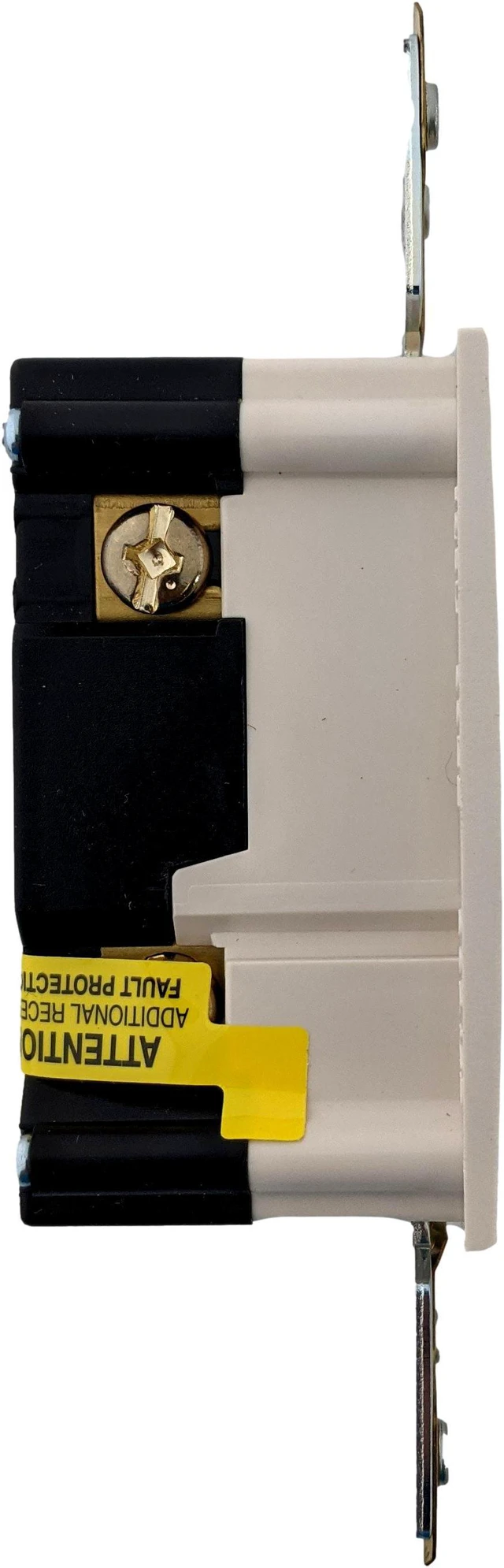 Alt view image 3 of 4 - Leviton ACGF1-S Acent Duplex GFCI Receptacle, 15A 125V, Sand
