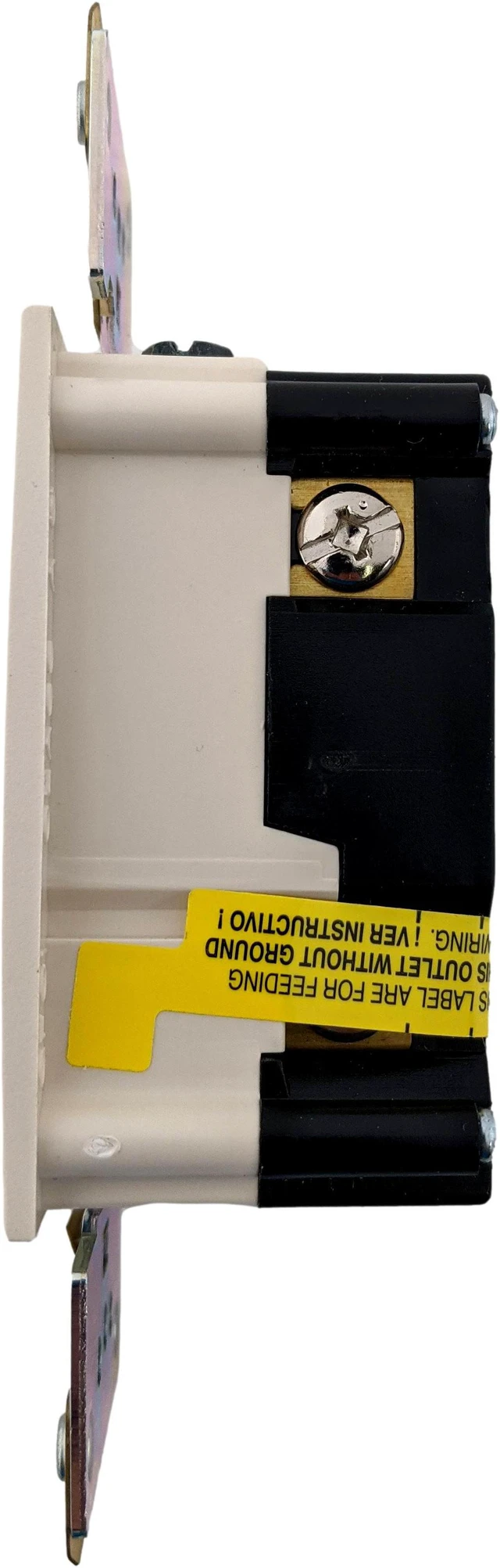 Alt view image 4 of 4 - Leviton ACGF1-S Acent Duplex GFCI Receptacle, 15A 125V, Sand