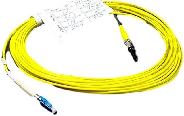 Main image of 10M Leviton Fiber Optic Singlemode Simplex Patch Cable Cord ST LC SPC SPSTL-S10