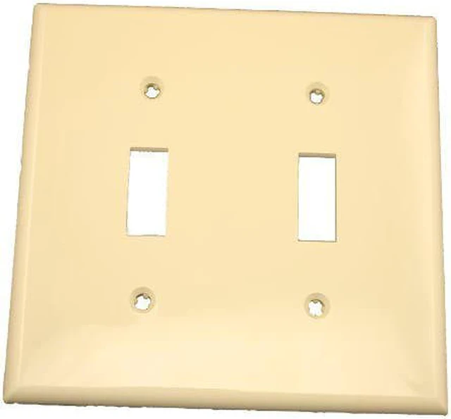 Main image of Leviton 2 Socket Commercial Grade Faceplate