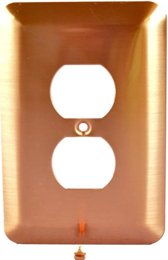 Main image of Leviton Copper Duplex Outlet Receptacle Wall Plate Cover 89303-COP