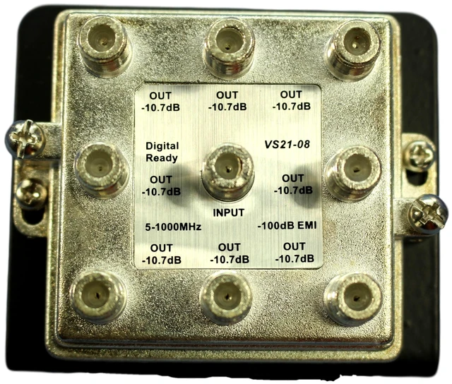 Main image of Cooper Wiring Devices CSH8V1 8-Way Video Distribution Module, 1Ghz