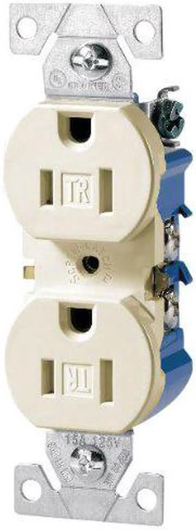 Main image of Cooper TR270LA Light Almond Tamper Resistant Duplex Receptacle Outlet 15A 125V