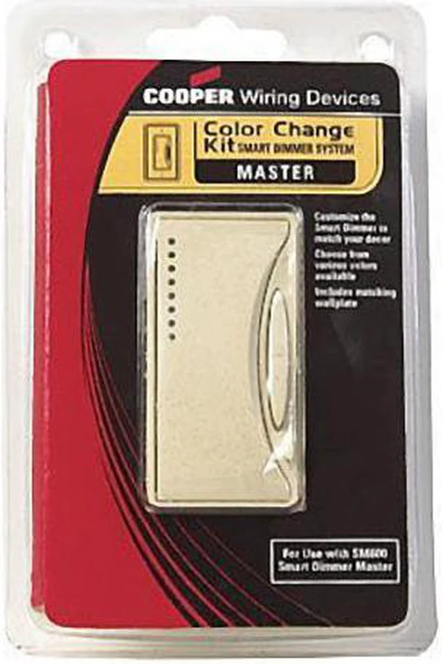 Main image of Cooper Wiring Devices Smart Dimmer Master Color Change Kit Ivory SMMKITV-K