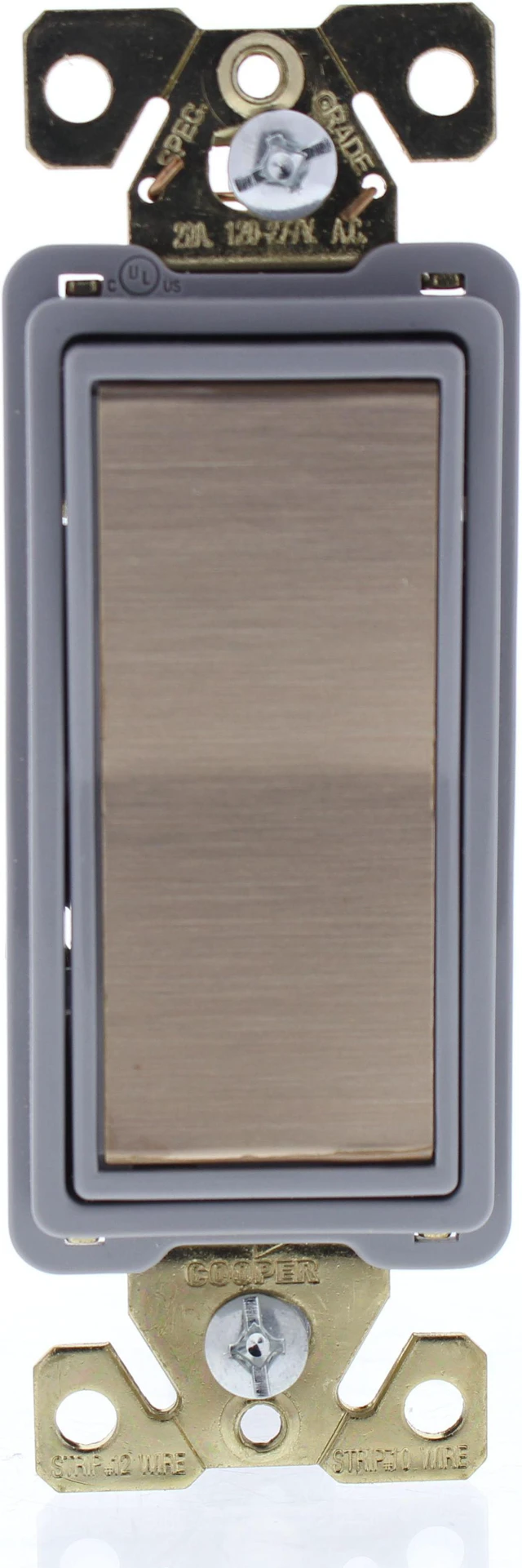 Main image of Cooper Wiring Devices CuVerro Rose 7624CUR 4Way Decorater Switch 20A 120/277V