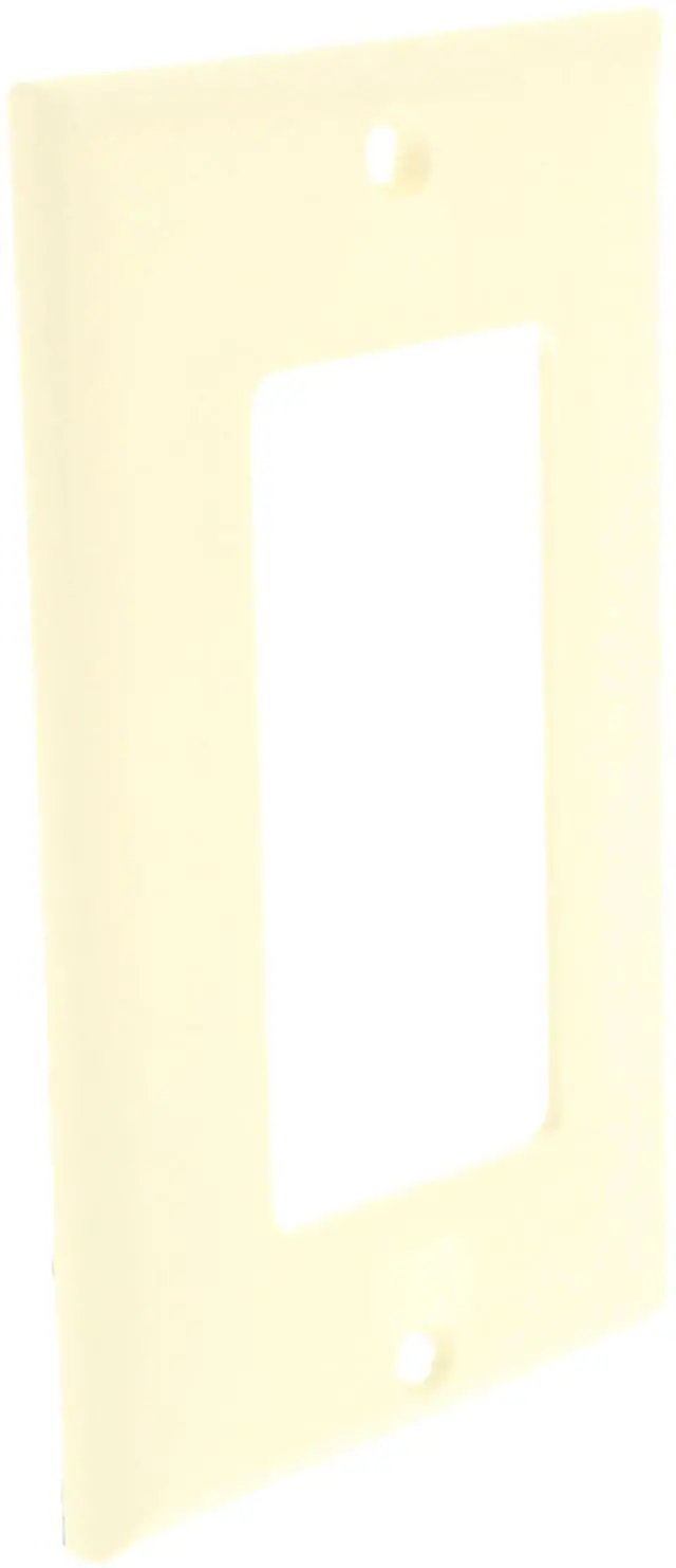 Alt view image 3 of 4 - Cooper Wiring Devices 2151A 1-Gang Decorator GFCI Rocker Switch Wall Plate, Standard Size, Thermoset Plastic, Almond