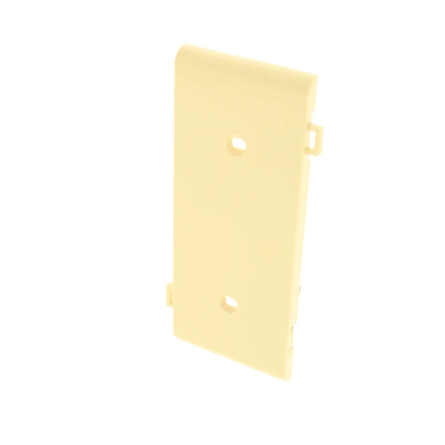 Alt view image 2 of 4 - Leviton 1-Gang Blank Sectional Wall Plate, Center Section, Unbreakable Nylon, Strap Mounted, PSC14-I, Ivory