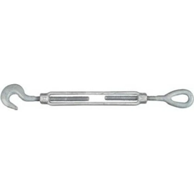 Main image of National Hardware 3272BC 3/8" x 6" Galvanized Hook/Eye Turnbuckle