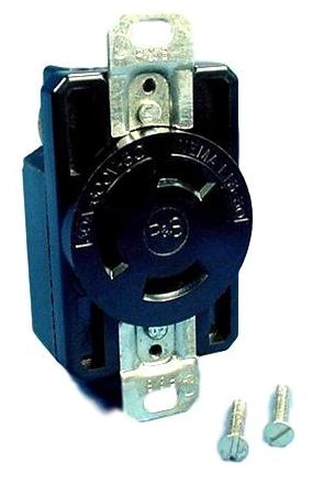 Main image of Leviton L13-30 Locking Receptacle Turn Lock Outlet NEMA L13-30R 30A 600V 3Ø 71330-FR