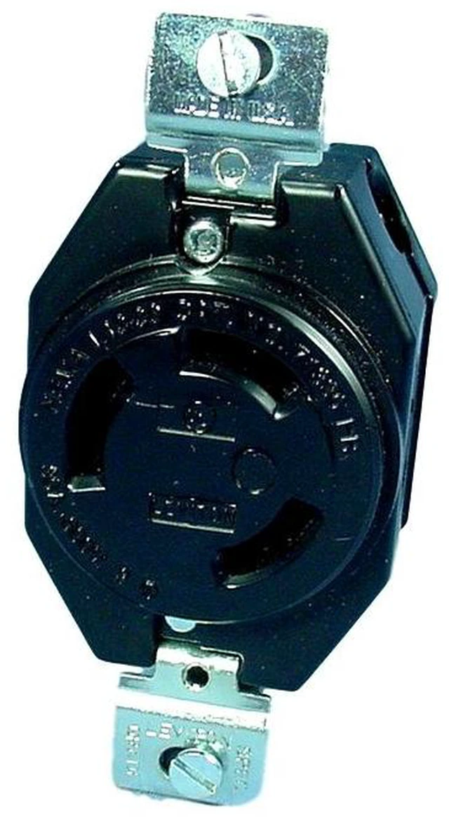 Main image of Leviton L13-30 Locking Outlet Receptacle NEMA L13-30R 30A 600V 3Ø 2690-061 Boxed