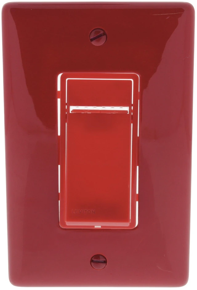 Main image of Leviton Red Coordinating Momentary Rocker Switch Color Change Kit VPKIT-MDR