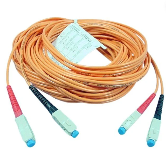 Main image of Leviton 10M Fiber Optic Patch Cable Cord SC SC 50mi