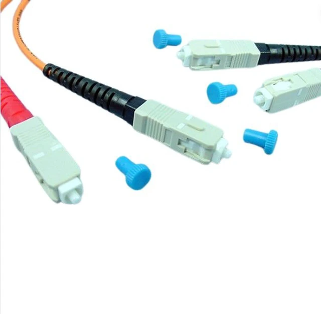 Alt view image 2 of 2 - Leviton 10M Fiber Optic Patch Cable Cord SC SC 50mi