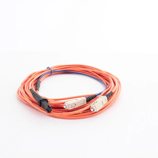 Alt view image 2 of 3 - 10M Leviton Fiber Optic Multi-Mode Duplex Patch Cable Cord MT-RJ DX-SC 498MC-M10